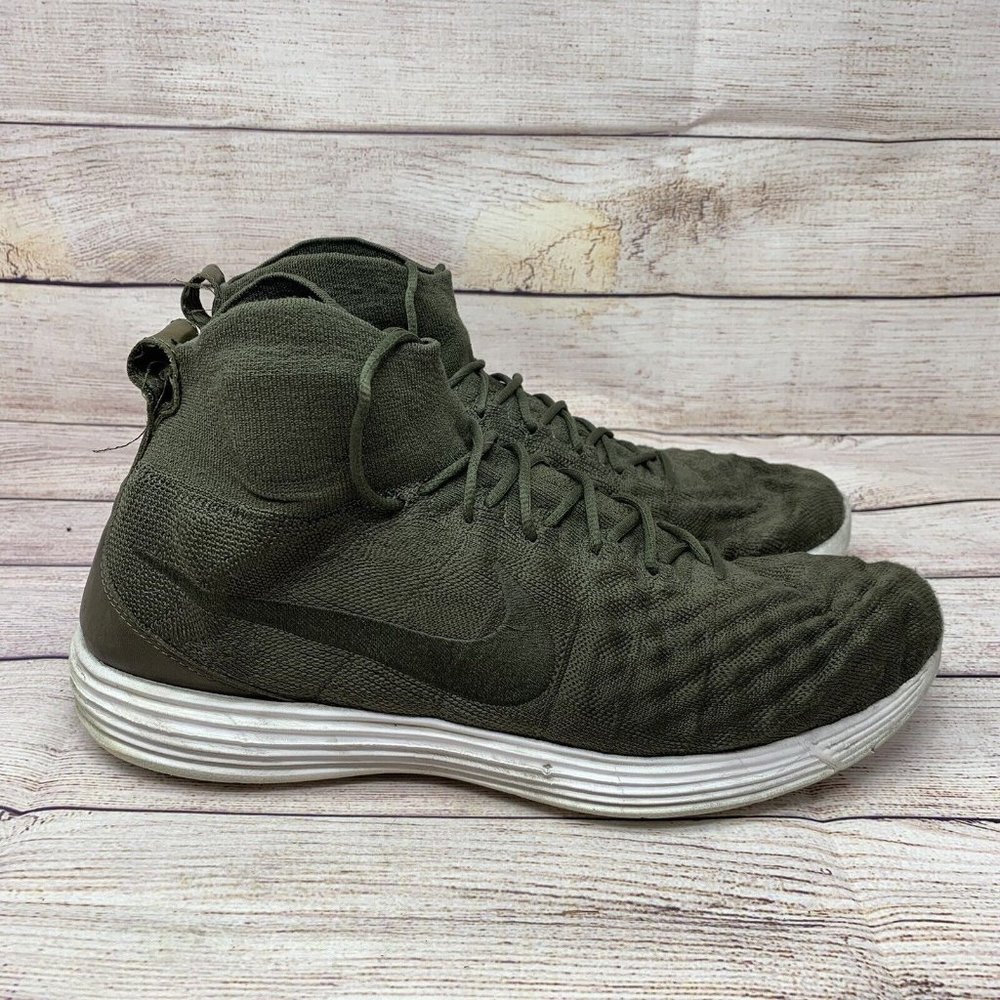 Nike Mens Lunar Magista ll FK 852614-300 Cargo Khaki Lace Up Sneaker Shoes 13